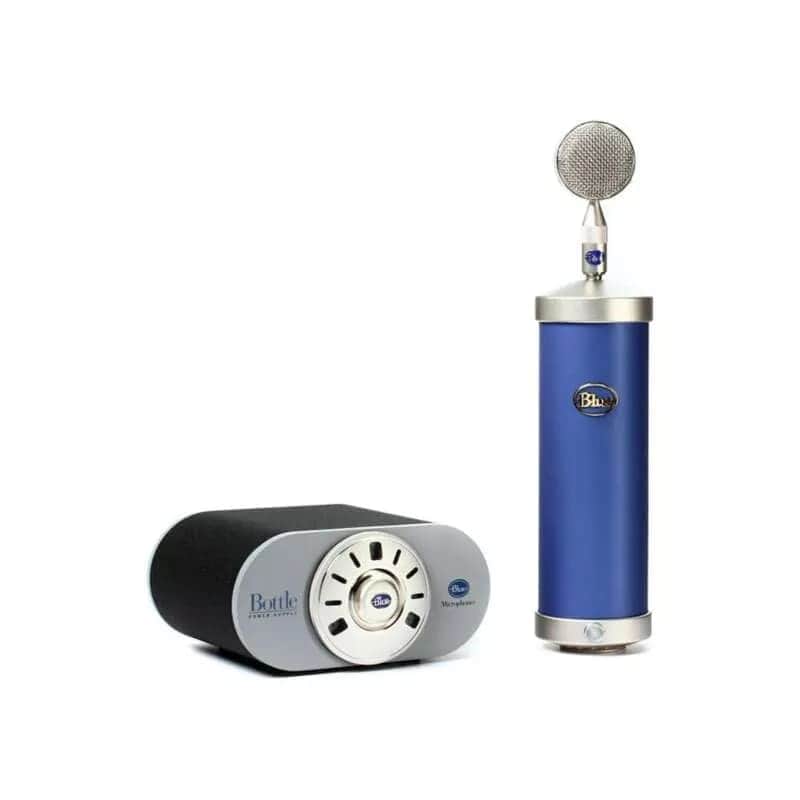 Blue Bottle Tube Mic with B6 Capsule AND CAPS AND CARRYING CASE - Blue image 1