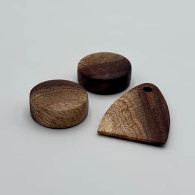 Handmade Hawaiian Koa Wood Knobs & Truss Rod Cover Set for PRS Electric Guitar - Odie's Oil Finish, Fits 2017 SE or USA Core Models image 4