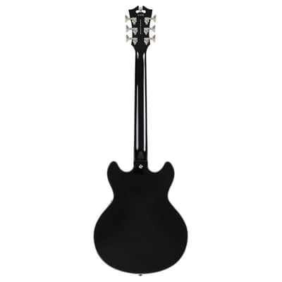 D'Angelico Premier Mini DC Electric Guitar w/Gig Bag - Black Flake - B-Stock image 8