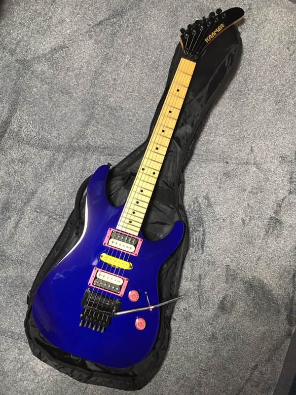 KRAMER LK-4 MOD Candy Blue 1980s Electric Guitar, Made in Japan, v8443 image 1