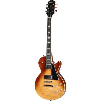 Epiphone Les Paul Modern Figured Electric Guitar - Caffe Latte Fade image 2