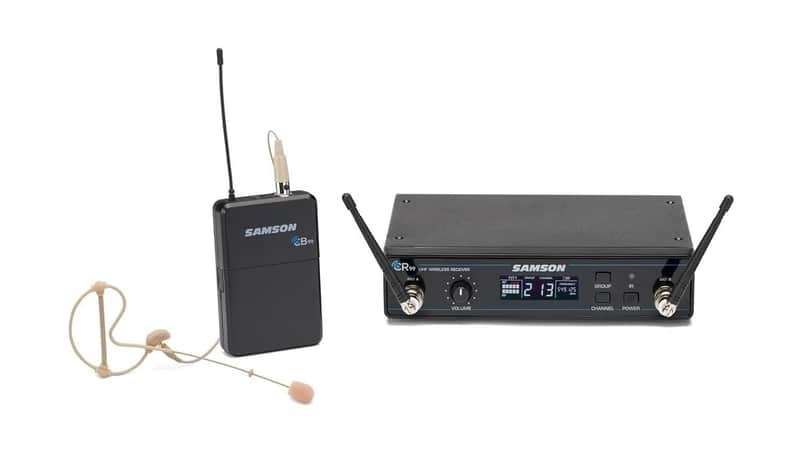 Samson Concert 99 UHF Wireless Headworn System with SE10 Earset Mic (CB99/CR99) - K Band image 1