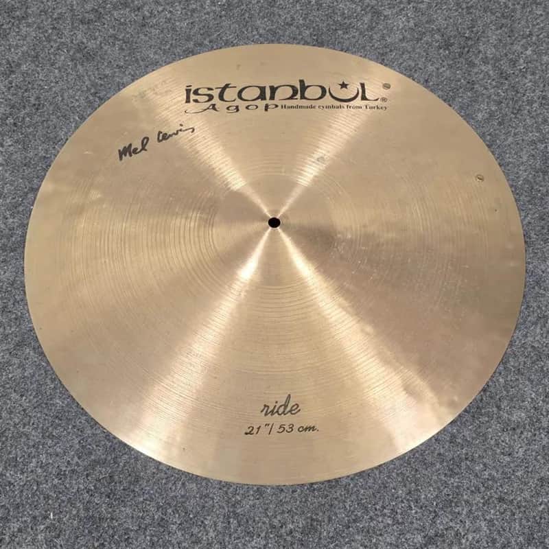 Used Istanbul Agop Mel Lewis Ride Cymbal 21" - Very Good image 1