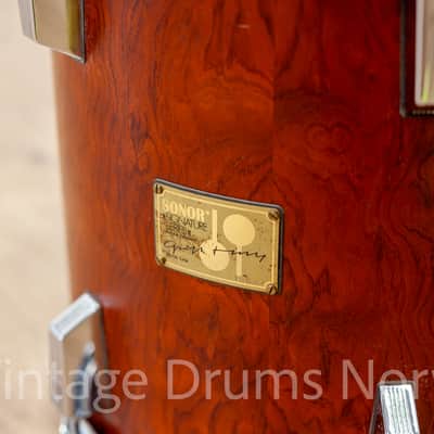 Signature African Bubinga Heavy HLT 13 – 13x13 Rack Tom – 1980s image 4