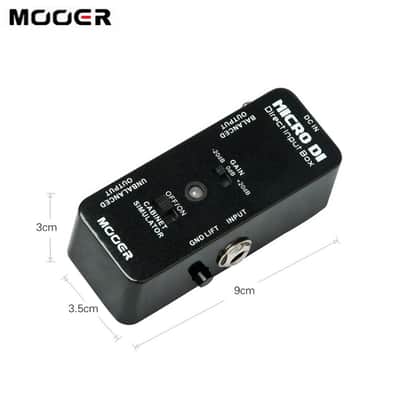 Mooer Micro DI Cabinet Simulator Pedal Direct Input Box True Bypass Free Shipment,price include the import duty for US buyer image 3