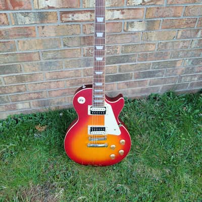 2024 Epiphone Les Paul Classic Electric Guitar Cherry Sunburst Great Player & Sound Hardshell Case Inclided image 1