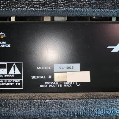 Ampeg lee Jackson VL1002 2-Channel 100-Watt tube Guitar Head made in the usa image 4
