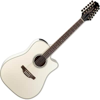 Takamine GD-37CE PW 12-string Acoustic-electric Guitar - Pearl White image 1