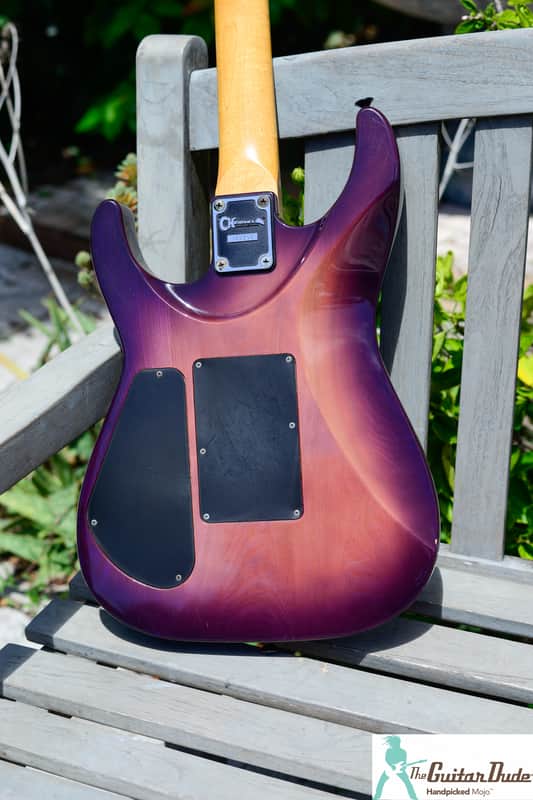 1992 Charvel Jackson CDS-075-SSH STVB (See Through Violet Blue