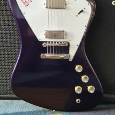 Gibson '65 Non-Reverse Firebird V Custom Shop VOS Stop Bar 2023 - Candy Apple Purple image 6