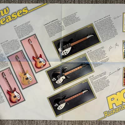 Vintage 1980s Rickenbacker poster Bild 3