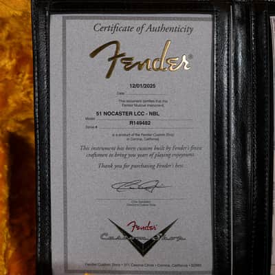 Fender Custom Shop '51 Nocaster Electric Guitar - Deluxe Closet Classic image 14