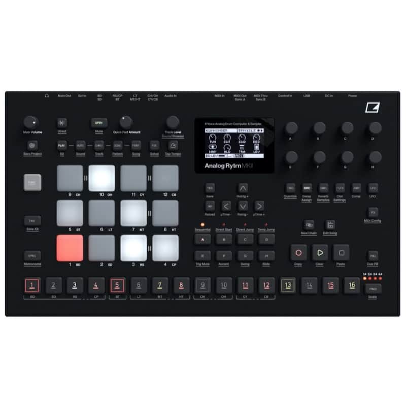 Elektron Analog Rytm MKII 8-Voice Analog Drum Computer & Sampler