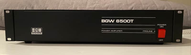 BGW 6500T Proline II Amplifier Mid 90s - Black image 1