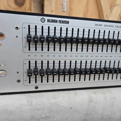 Klark Teknik DN360 2-Channel 31 Band Graphic Equalizer - Tested & Working #524 image 2