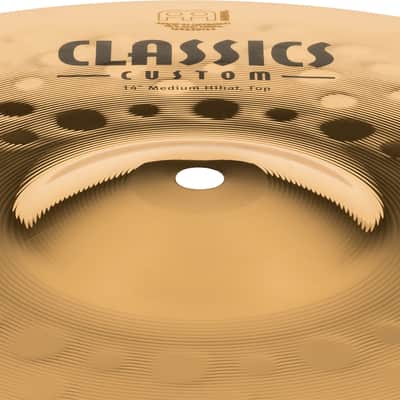 MEINL CC14MH-B Classics Custom Brilliant Medium HiHat 14 Zoll Becken image 4