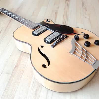 1958 Harmony H62 Espanada Vintage Archtop Electric Guitar w/ Gibson P-13 Pickups 100% Original w/ HC image 11