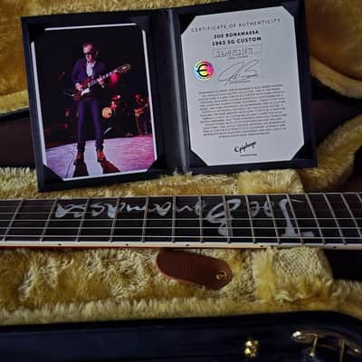 Epiphone Sg Custom 1963 Joe Bonamassa 2023 Limited 1 of 300 - Wine Red image 8