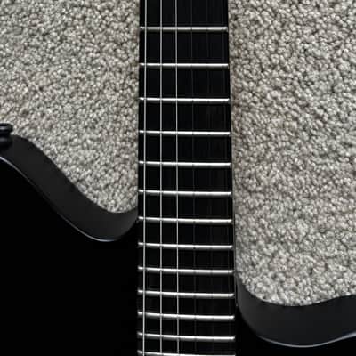 Fender Jim Root Jazzmaster Electric Guitar, Flat Black, Hard Shell Case image 4