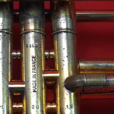 Leblanc 707 Sonic Bb trumpet 1961 - Gold plated image 12