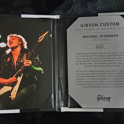 Gibson Custom Shop Michael Schenker 1971 Flying V Collector's Edition image 17