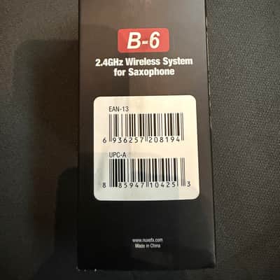 NuX B-6 SAX Wireless Saxophone System 2021 - Present - Black image 2