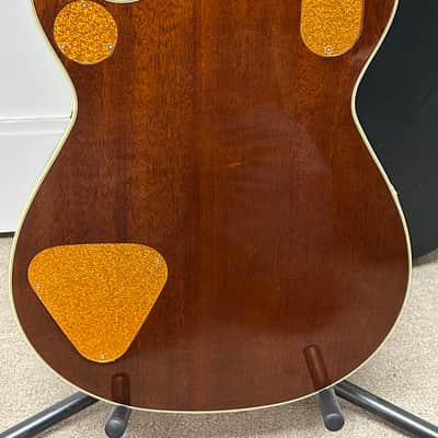 Gretsch G6134TGQM-59 Limited Edition Semi Hollowbody Quilt Classic Penguin with Bigsby - Forge Glow image 6