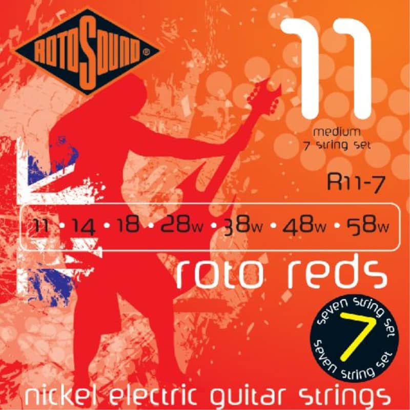 ROTOSOUND R11-7 NICKEL MEDIUM 7 STRING GUITAR STRINGS image 1