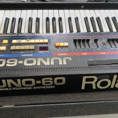 Roland Juno-60 61-Key Polyphonic Synthesizer 1982 - 1984 - Black image 4
