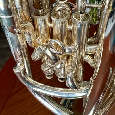 Allora AEP-550 Paris Euphonium Series 4-Valve 2019 - Silver image 7