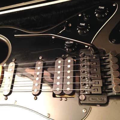 1980,s-86 Kramer Super Strat Style Elect,Guitar/ Metal Grey Metalic Gloss Map-le/Floyd+Hsc/Japan,Ex. image 4