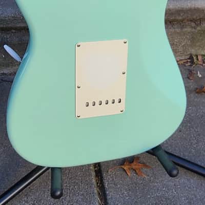 2008-2009 Fender Classic 50's Series Stratocaster Surf Green MIM w Hard Case~Price Drop image 10