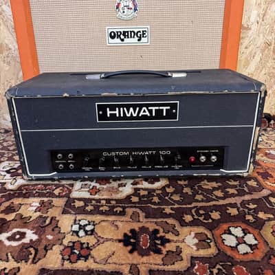 Vintage 1972 Hiwatt Custom 100 100w DR103 Original UK Valve Amplifier Head 1970s image 1