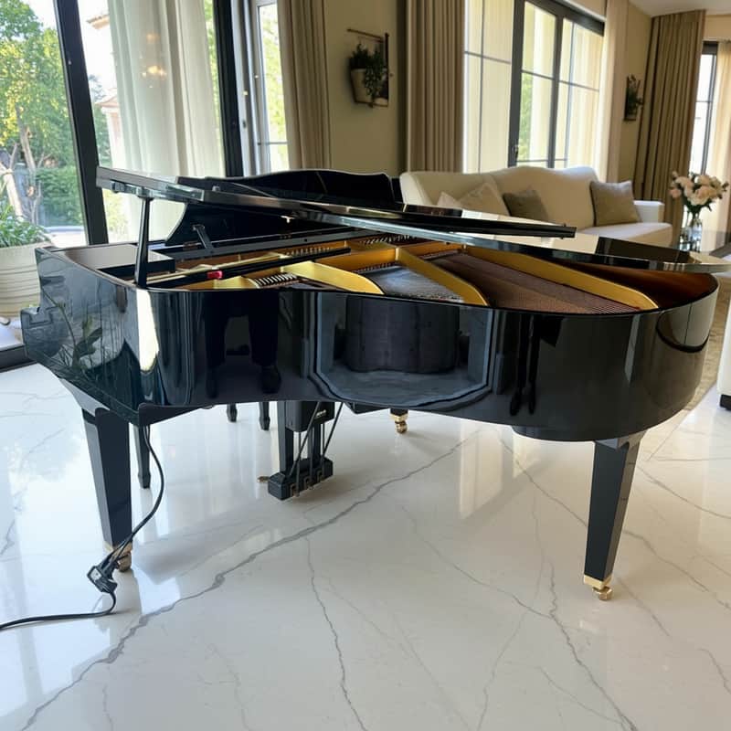 Yamaha DGP1 Disklavier Mark II 2001 - Polished Ebony image 1