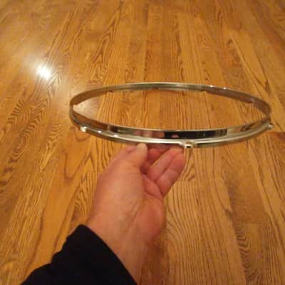 Pearl Vintage 18 Inch Floor Tom Hoop, Chrome Over Steel, 8 Lug - Excellent! image 3