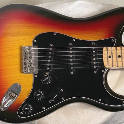 Fender Stratocaster Hardtail 1978 3-tone sunburst image 8