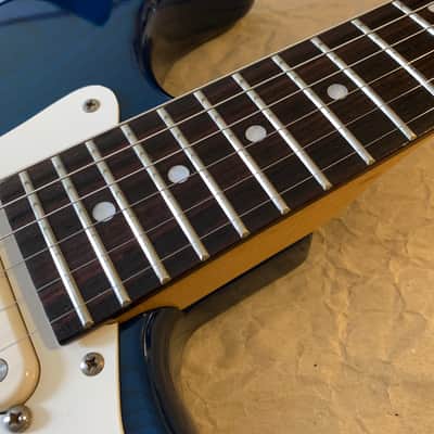 Rockoon Schaller Strat type electric guitar 1987 - Transparent Blue, Kawai made in Japan Very Good Condition with Gigbag image 8