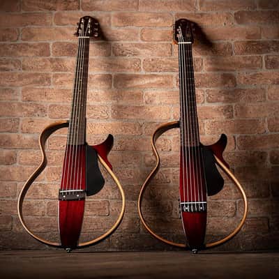 Yamaha SLG200N Nylon String Silent Guitar - Trans Black image 2