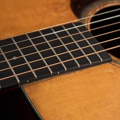 C. F. Martin  D-18 Flat Top Acoustic Guitar (1936), ser. #64384, molded black plastic hard shell case. image 16