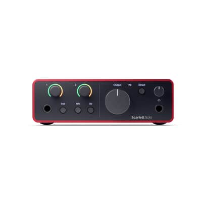 Focusrite SCARLETT SOLO 2-Out Audio Interface - 4th Gen image 1