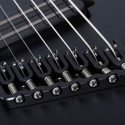 Schecter PT7MS Black Ops Lefty - Satin Black Open Pore image 9