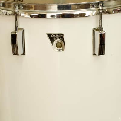 Vintage Ludwig Combo Series 4-pc Drumset, 12/13/16/22, White image 9