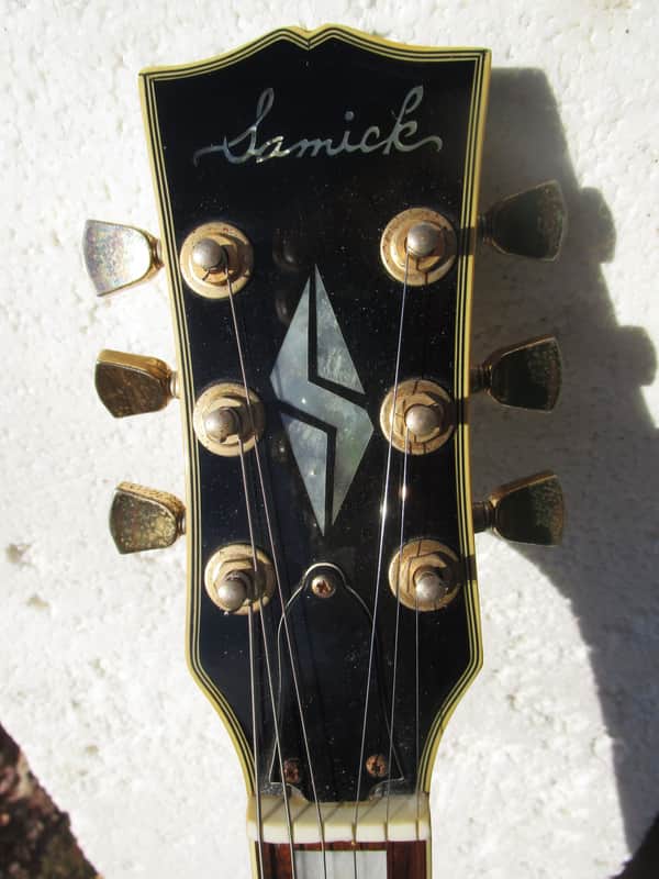 Samick LP Custom Style Guitar, 1990's, Japan, Black, Gold Hardware