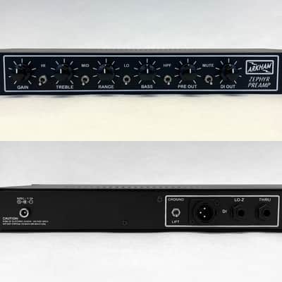 Arkham Zephyr 1U Tube Bass Preamplifier image 3
