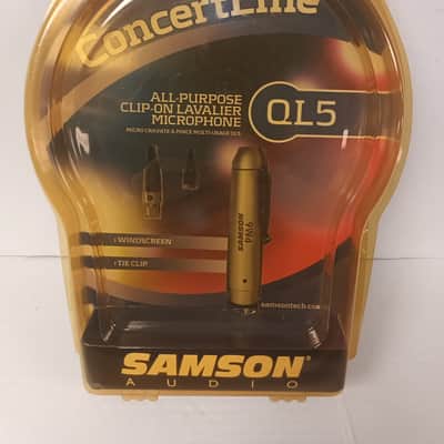Samson QL5 Lavaliere Microphone-Wired w/XLR Male Adaptor image 2