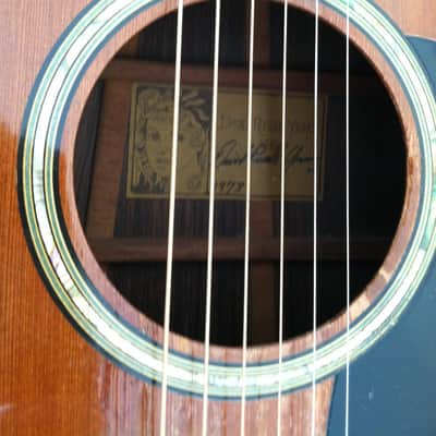 Vintage David Russell Young ,Acoustic Guitar ,1978  Brazilian Rosewood ,Martin Strings,Collectors image 13