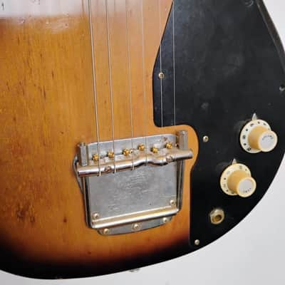 Teisco E100 - 1960s - Japan - Tobacco Sunburst image 11