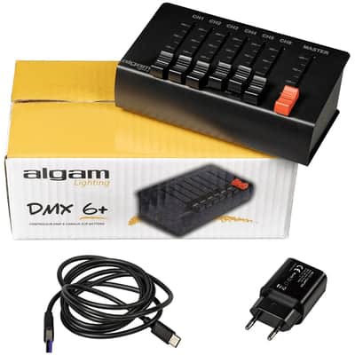 Algam Lighting DMX 6+ Controller DMX 6 Canali image 6