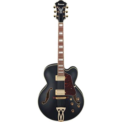 Ibanez AF75GBFK Artcore Semihollow Electric Guitar in Flat Black image 2