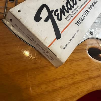 1972 Fender Telecaster Thinline - Natural - All Original image 8